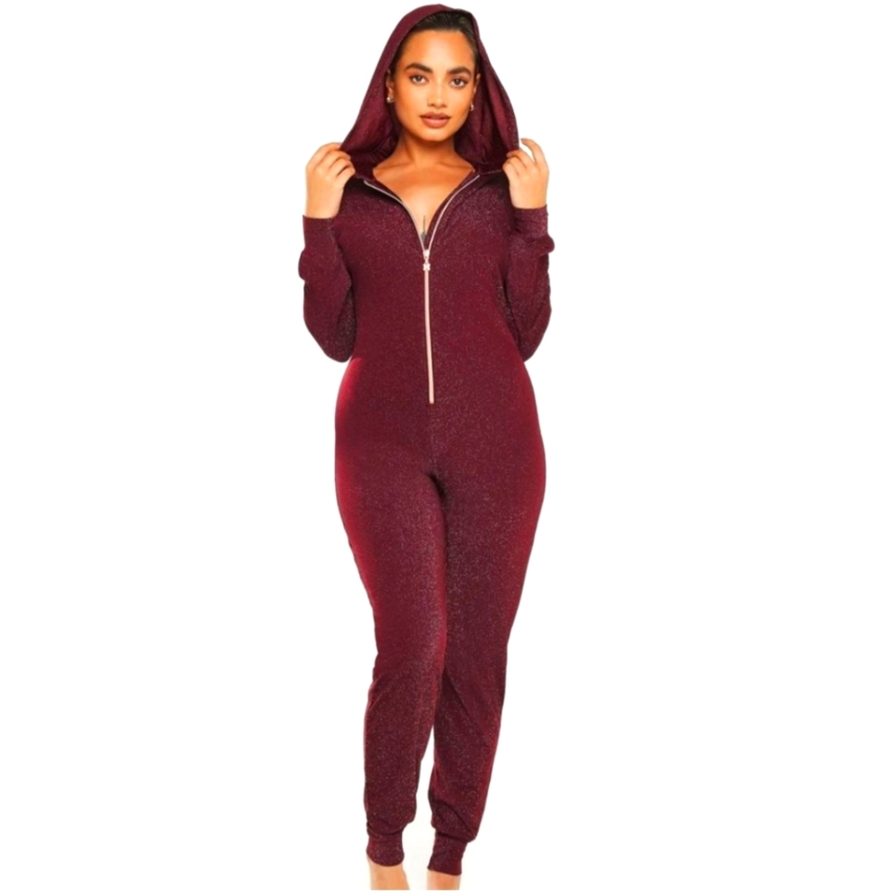 Savage X Fenty Sleep And Shine Hooded Onesie Jumpsuit Size 3X